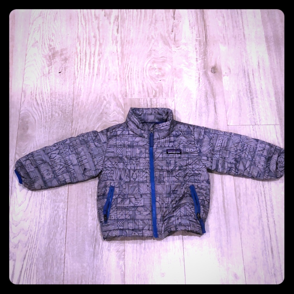 12-18M Patagonia Blue Down Sweater